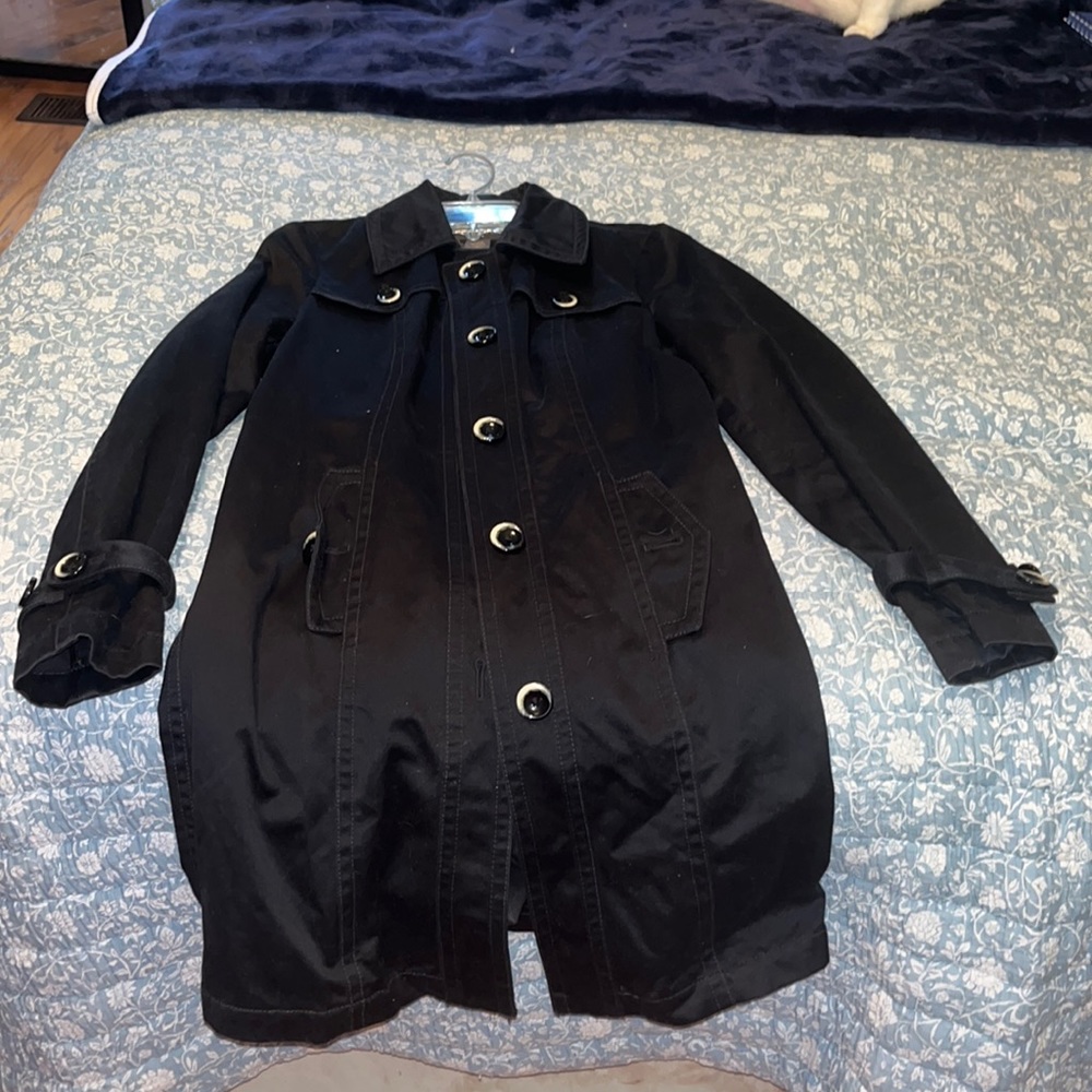 BANANA REPUBLIC black trench coat